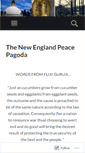 Mobile Screenshot of newenglandpeacepagoda.org